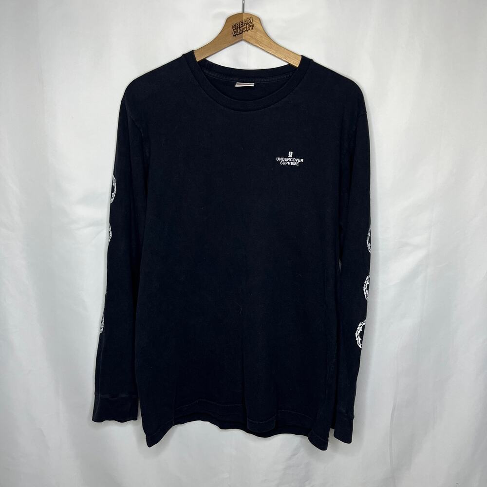 FW16 2016 Supreme NYC x Undercover Anarchy Longsleeve Tee in Black Size M